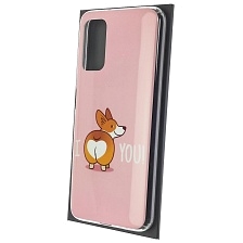 Чехол накладка для XIAOMI Redmi 9T, силикон, рисунок I love you