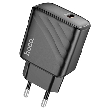 СЗУ (Сетевое зарядное устройство) HOCO CS22A Value, 30W, 1 USB Type C, PD30W, цвет черный