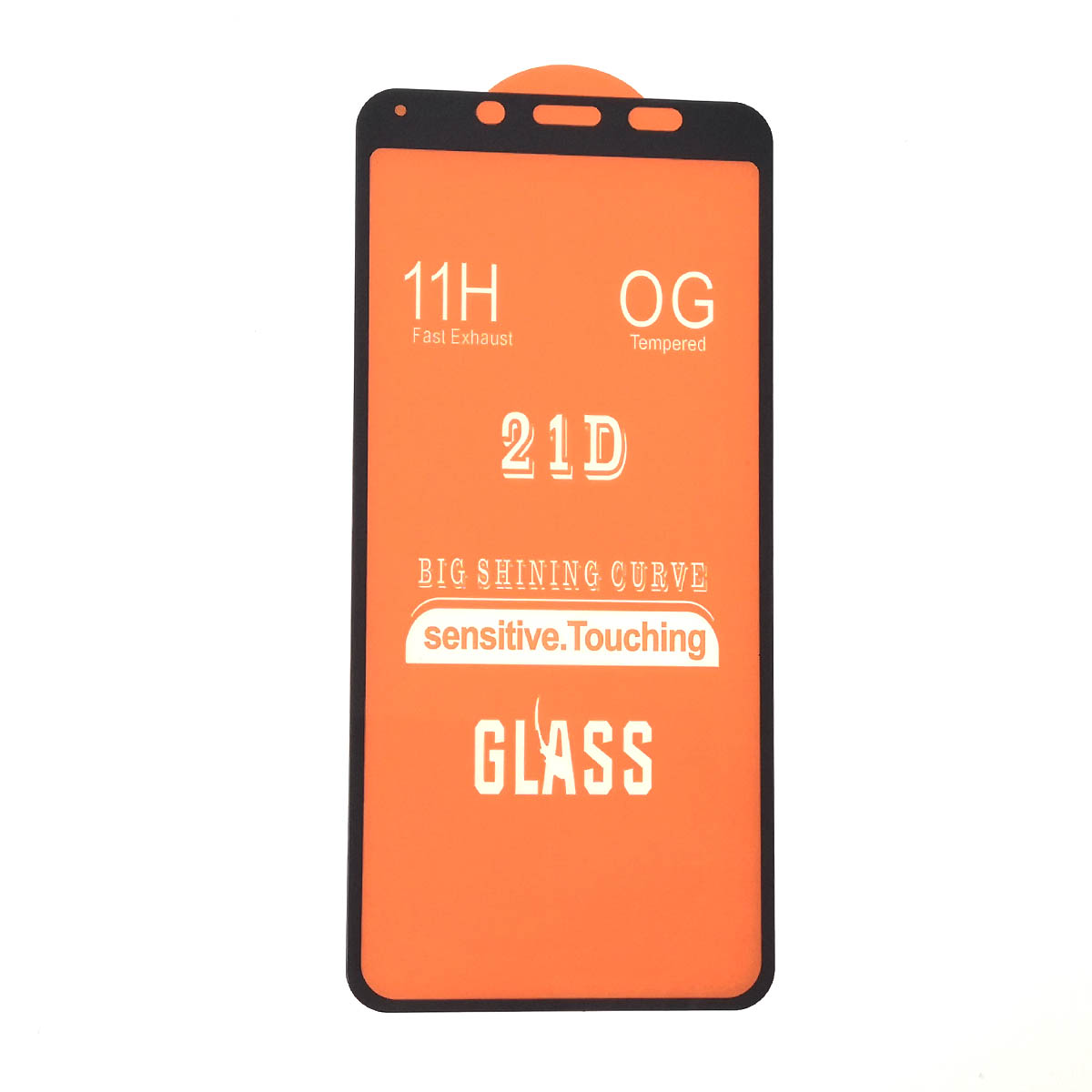 Защитное стекло 21D для XIAOMI Redmi 6, Redmi 6A, цвет окантовки черный Защитное стекло 21D для XIAOMI Redmi 6, Redmi 6A, цвет окантовки черный