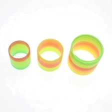 Игрушка пружинка антистресс Rainbow Spring (набор 3 шт.)