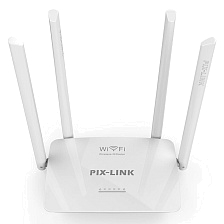 Роутер Wi-Fi Pix-Link LV-WR08, 300 Mb/s, 2.4G, цвет белый