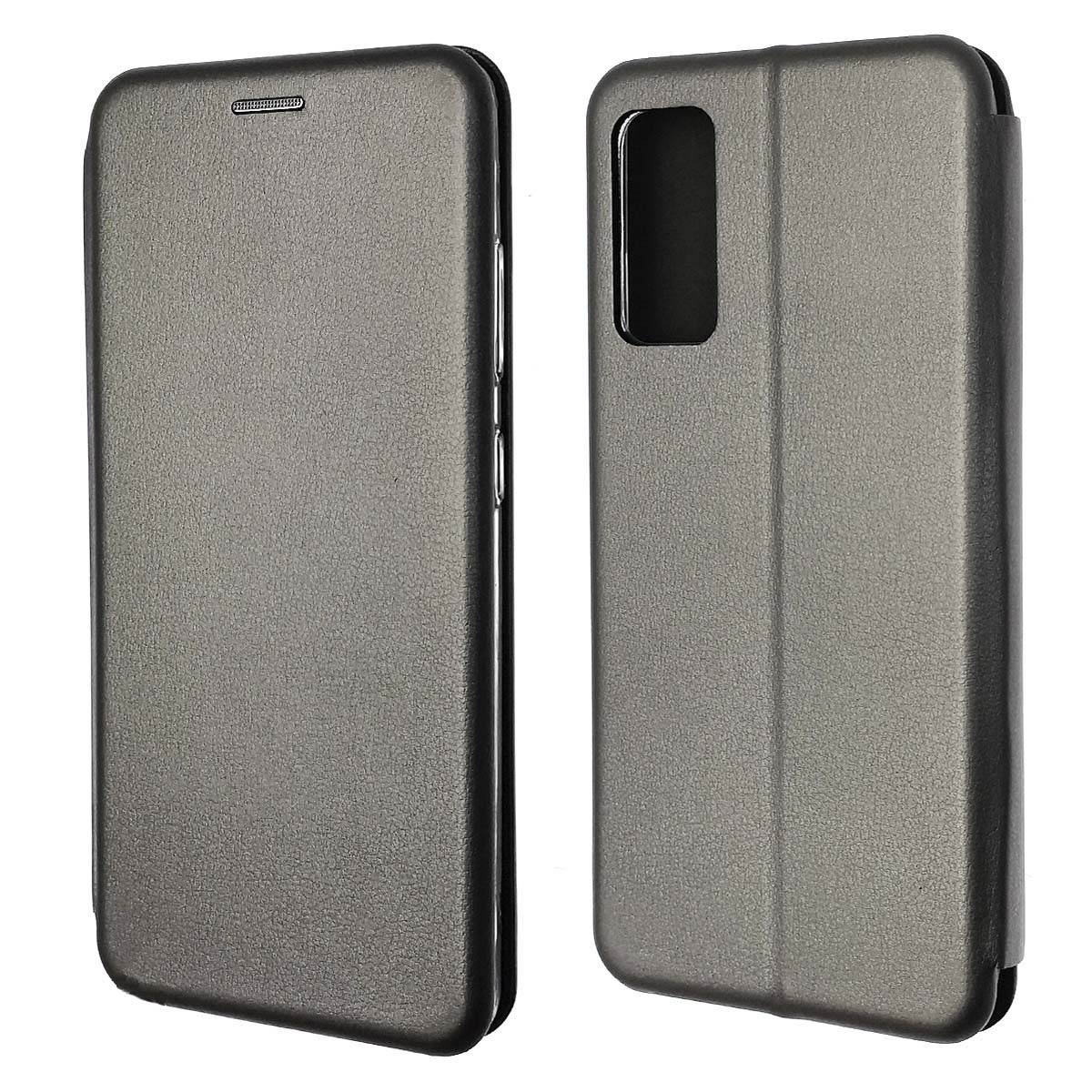 Чехол книжка STYLISH для SAMSUNG Galaxy S20FE (SM-G780), экокожа, визитница, цвет серебристый