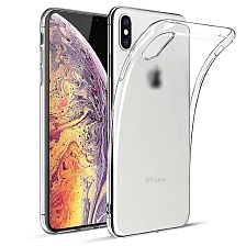 Чехол накладка для APPLE iPhone XS MAX, силикон, цвет прозрачный.