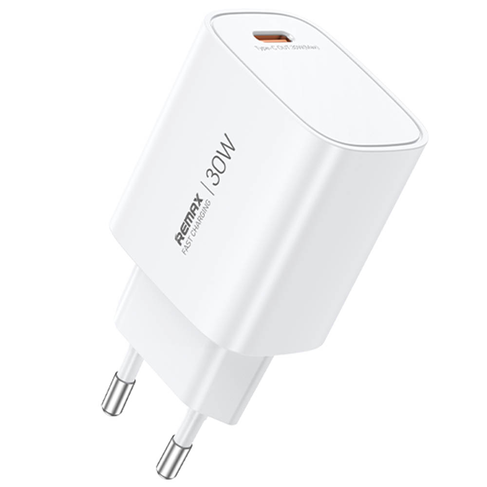 СЗУ (Сетевое зарядное устройство) REMAX GaN U187, 20W, 1 USB Type C, цвет белый