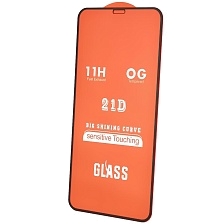 Защитное стекло 21D Full Glue для APPLE iPhone XS MAX, 11 Pro MAX (6.5"), цвет окантовки черный