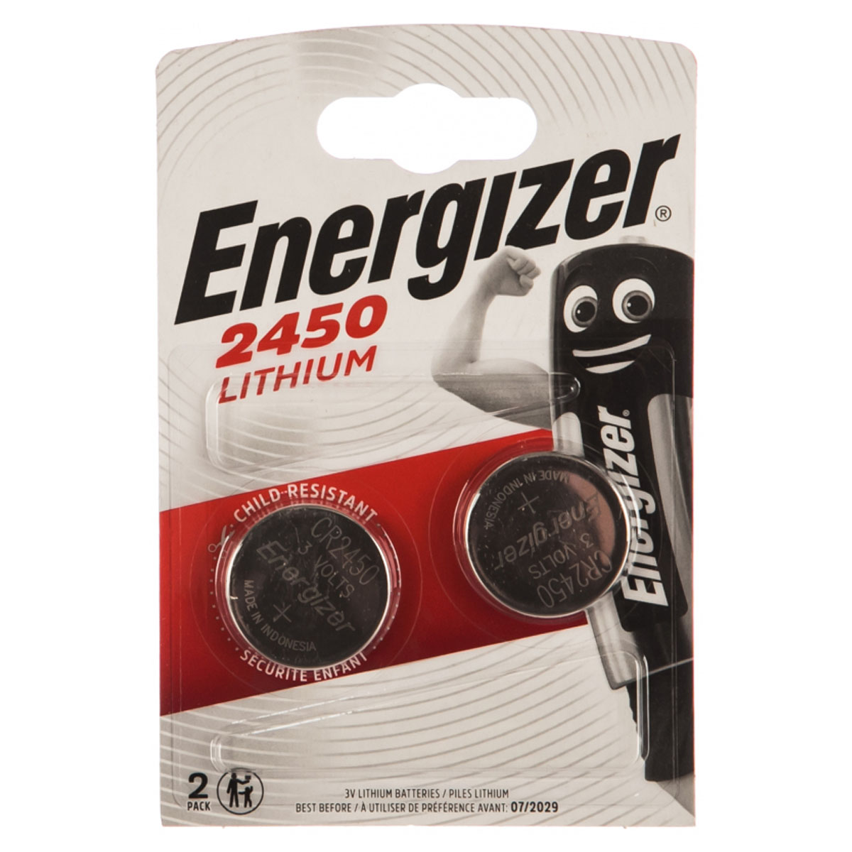 Батарейка ENERGIZER CR2450 BL2 Lithium 3V