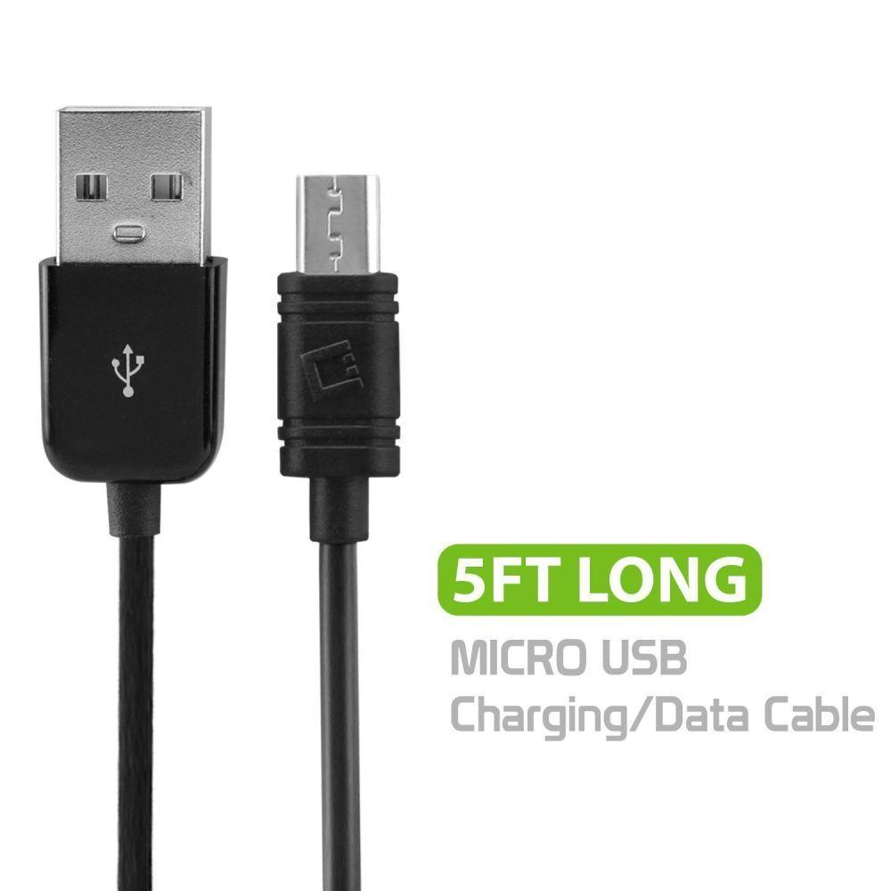 USB Дата-кабель "SUNPIN" SCDI c длинным разъёмом micro USB.