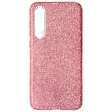 Чехол накладка Shine для XIAOMI MI 9 SE, силикон, блестки, цвет розовый