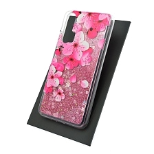 Чехол накладка TransFusion для HUAWEI Honor 20 PRO (YAL-L41), силикон, переливашка, рисунок Сакура.