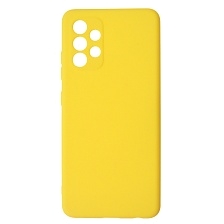 Чехол накладка Soft Touch для SAMSUNG Galaxy A32 (SM-A325F), силикон, цвет желтый