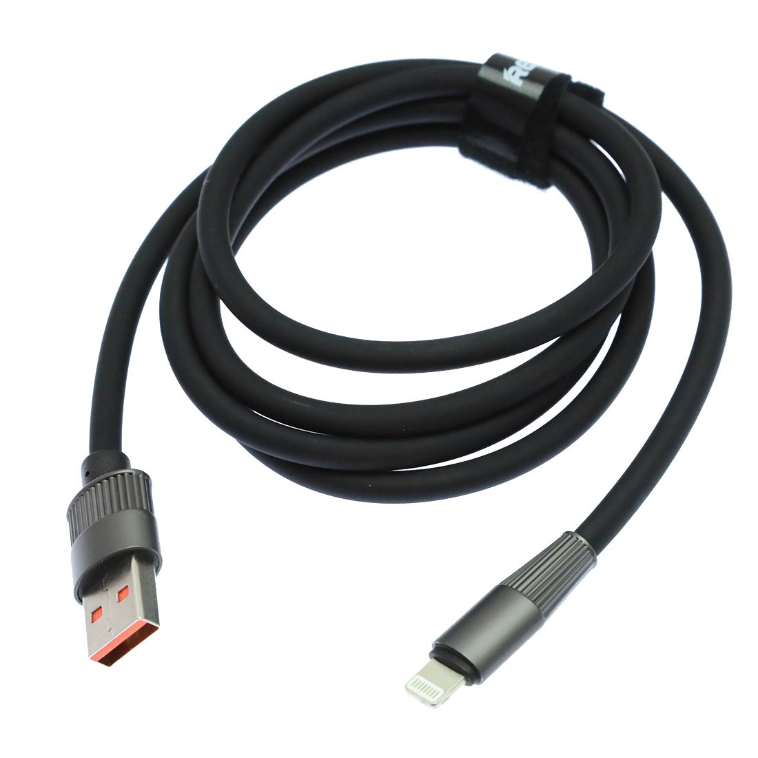 Кабель REMAX CB30(A-L) USB A на Lightning 8 pin, 15W, 3A, длина 1.2 метра, цвет черный