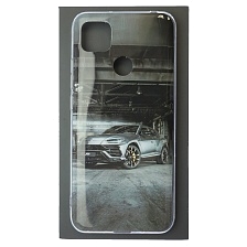 Чехол накладка для XIAOMI Redmi 9C, Redmi 10A, силикон, глянцевый, рисунок Lamborghini Urus