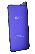 Защитное стекло YESKY ANTI-BLUE для APPLE iPhone XS/11 Pro (5.8), с фильтром синего цвета, цвет окантовки черный.