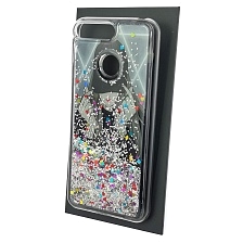 Чехол накладка TransFusion для HUAWEI Honor 7A Pro, 7C, Y6 2018, Y6 Prime 2018, силикон, переливашка, рисунок Девушка в черной бейсболке