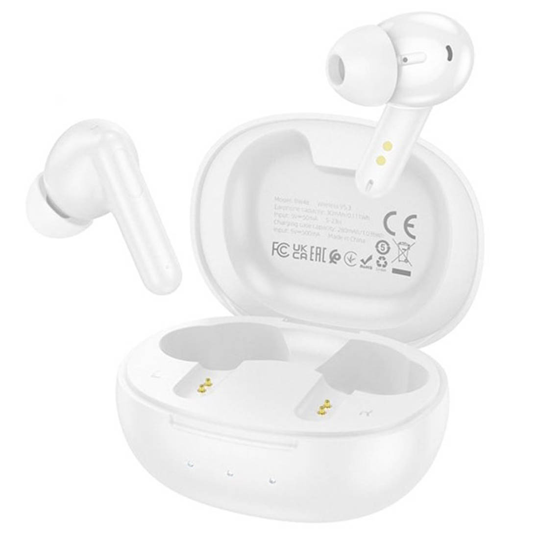 Гарнитура (наушники с микрофоном) беспроводная, BOROFONE BW48, Bluetooth 5.3, цвет белый