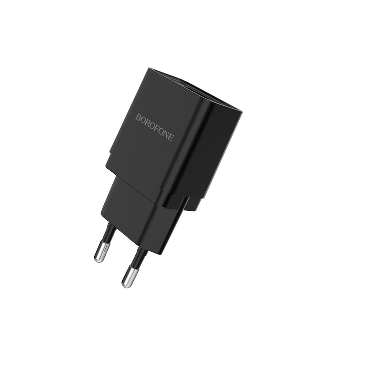 СЗУ (Сетевое зарядное устройство) BOROFONE BA19A Nimble, 1 USB, 1.0A, цвет черный
