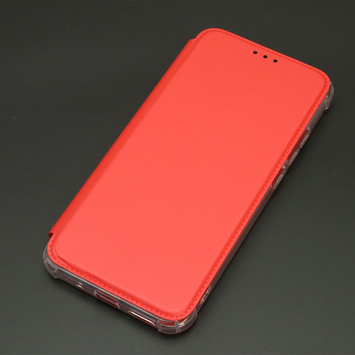 Чехол книжка для XIAOMI Redmi 9C, Redmi 10A, экокожа, визитница, цвет красный Чехол книжка для XIAOMI Redmi 9C, Redmi 10A, экокожа, визитница, цвет красный