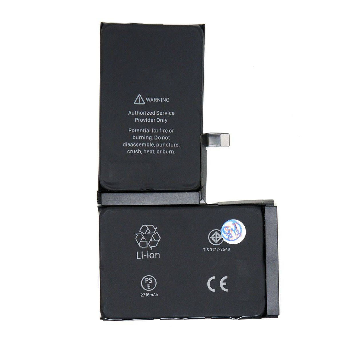 АКБ (Аккумулятор) для APPLE iPhone X, 2716mAh, 3.82V, цвет черный