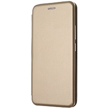 Чехол книжка STYLISH для TECNO Camon 40, экокожа, визитница, цвет золотистый