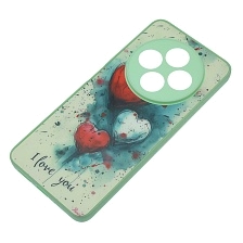 Чехол накладка для XIAOMI Redmi 14C, POCO C75, пластик, силикон, защита камеры, рисунок I love you Чехол накладка для XIAOMI Redmi 14C, POCO C75, пластик, силикон, защита камеры, рисунок I love you