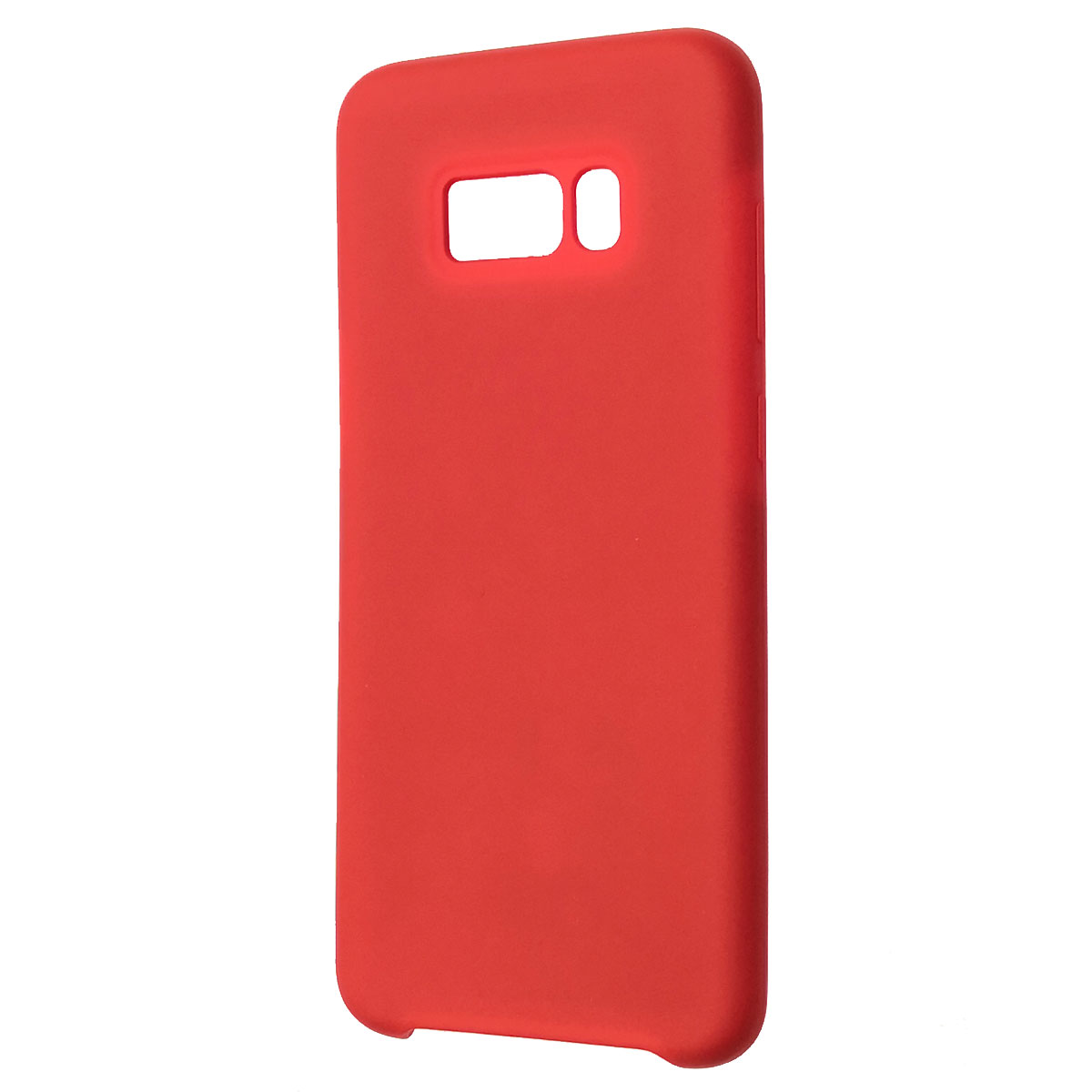Чехол накладка Silicon Cover для SAMSUNG Galaxy S8 Plus (SM-G955), силикон, цвет красный