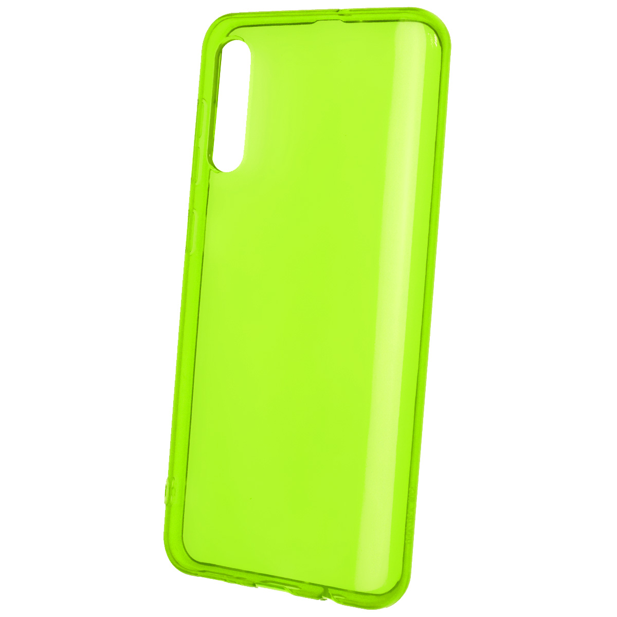 Чехол накладка Clear Case для SAMSUNG Galaxy A50 (SM-A505), A30s (SM-A307), A50s (SM-A507), силикон, прозрачно зеленый