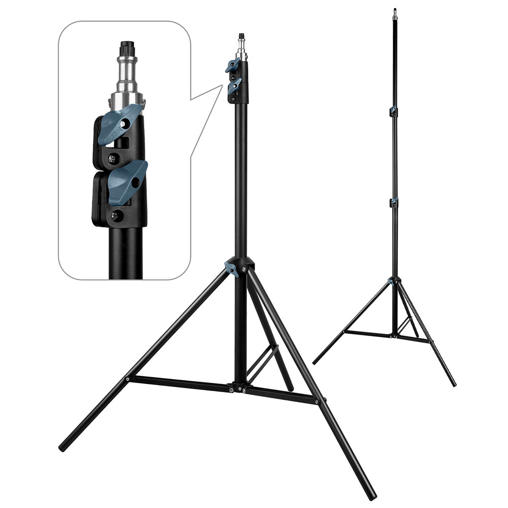 Трипод (Штатив) усиленный JBH HD61819 для кольцевой лампы, длина 2.1 метра, цвет черный (распродажа)