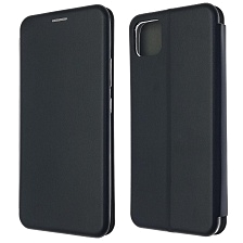 Чехол книжка STYLISH для Realme C11 2020, экокожа, визитница, цвет черный