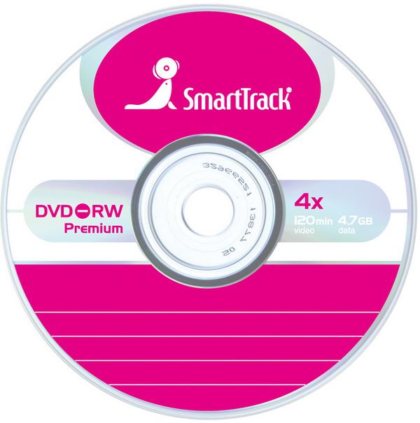 Диск SmartTrack DVD-RW Premium 4.7Gb 120min 4X.