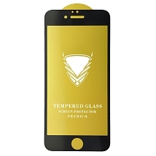 Защитное стекло 9H OG для APPLE iPhone 6, iPhone 6G, iPhone 6S, цвет окантовки черный