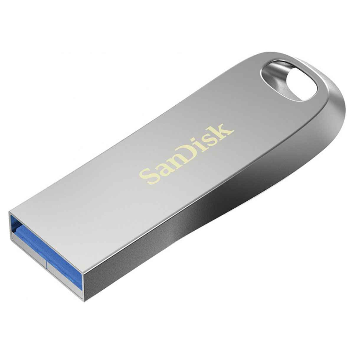 Флешка USB 3.1 128GB SanDisk Ultra Luxe, цвет серебристый