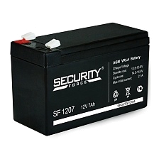 Батарея аккумуляторная свинцово-кислотная SECURITY FORCE SF 1207 12V 7Ah Батарея аккумуляторная свинцово-кислотная SECURITY FORCE SF 1207 12V 7Ah