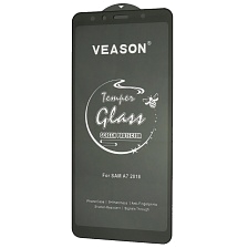 Защитное стекло VEASON Tempered Glass для SAMSUNG Galaxy A7 2018 (SM-A750), цвет окантовки черный Защитное стекло VEASON Tempered Glass для SAMSUNG Galaxy A7 2018 (SM-A750), цвет окантовки черный