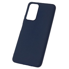 Чехол накладка для XIAOMI Redmi Note 11 5G, Redmi Note 11T 5G, XIAOMI Poco M4 Pro 5G, силикон, цвет темно синий