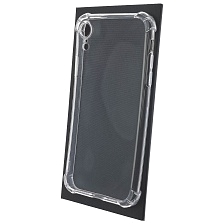 Чехол накладка GPS для APPLE iPhone XR, силикон, 2 выреза под камеру, цвет прозрачный