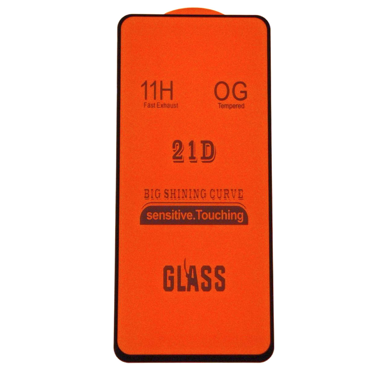 Защитное стекло 21D для OPPO A54 4G, цвет окантовки черный
