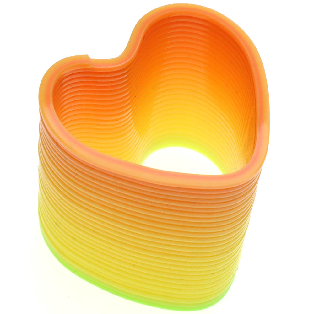 Игрушка пружинка антистресс, форма сердца, размер 3.4 см x 3.4 см