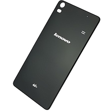 Задняя крышка на Lenovo A7600, цвет черный