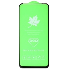 Защитное стекло 20D для XIAOMI Redmi Note 9, Redmi Note 9T, цвет окантовки черный