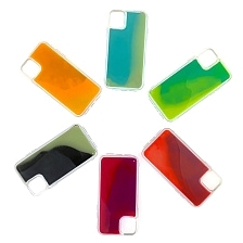 Чехол накладка для APPLE iPhone 11 Pro, пластик, аквариум, NEON SAND CASE.
