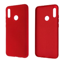 Чехол накладка Silicon Cover для HUAWEI P Smart 2019 (POT-LX1), Honor 10 Lite (HRY-LX1), силикон, бархат, цвет красный
