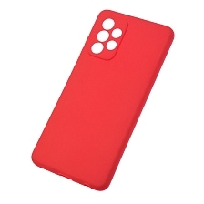 Чехол накладка SOFT TOUCH для SAMSUNG Galaxy A52 (SM-A525), силикон, цвет красный