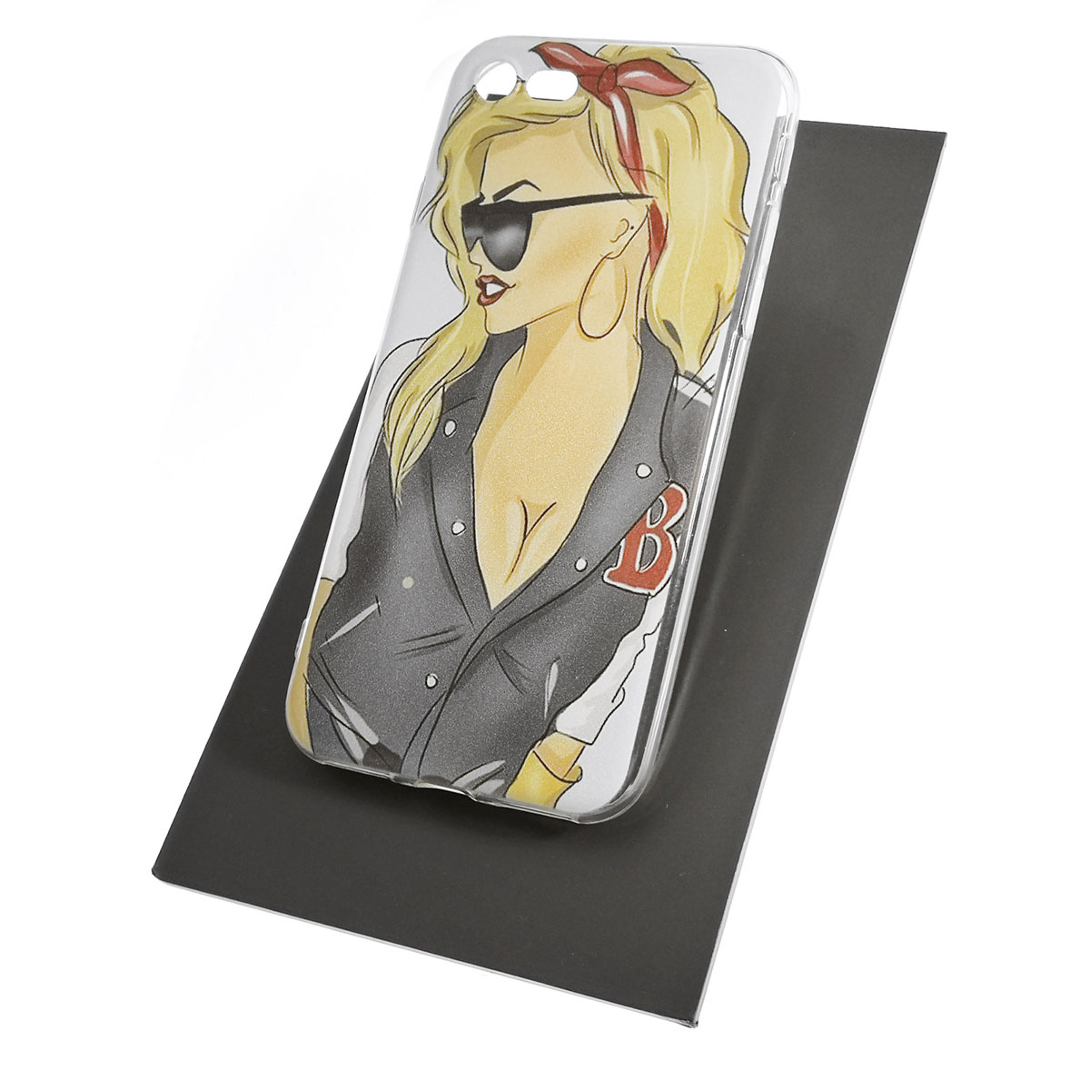 Чехол накладка для APPLE IPhone 7, силикон, рисунок Тихомиров стиль 17 11.