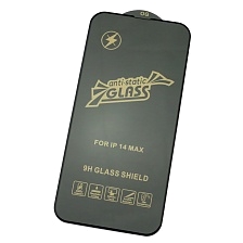 Защитное стекло 9H OG anti-static для APPLE iPhone 13 Pro Max (6.7"), iPhone 14 Plus (6.7"), цвет окантовки черный