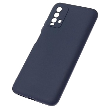 Чехол накладка SOFT TOUCH для XIAOMI Redmi 9T, силикон, матовый, цвет темно синий