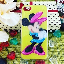 Чехол накладка для APPLE iPhone 7, 8, силикон, рисунок Minnie Mouse.