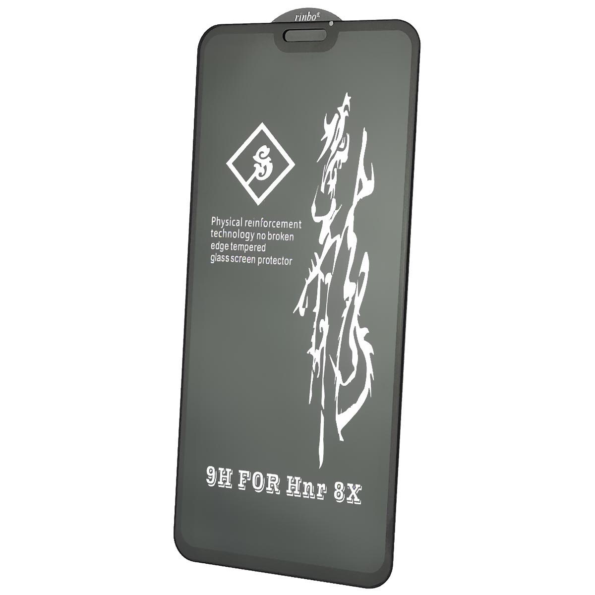 Защитное стекло 6D Rinbo для HUAWEI Honor 8X, Y9 2019, цвет окантовки черный