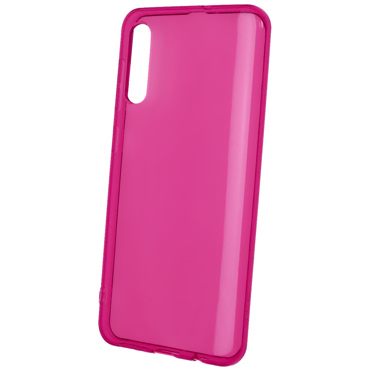 Чехол накладка Clear Case для SAMSUNG Galaxy A50 (SM-A505), A30s (SM-A307), A50s (SM-A507), силикон, цвет фуксия