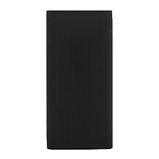 Силиконовый чехол для XIAOMI Power bank 10000 с 2 USB, цвет черный.