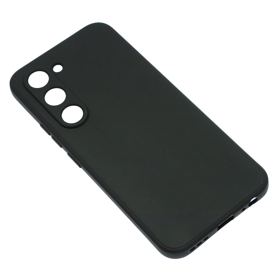 Чехол накладка для TECNO Spark 40 Pro, защита камеры, силикон, бархат, цвет черный